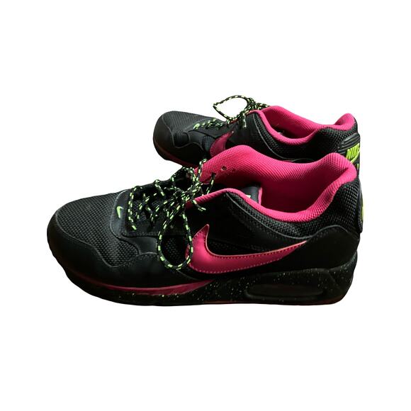 Nike Air Max Womens Size 10 Correlate 574154-063 Black Pink Running Shoe Lace Up - Picture 10 of 11